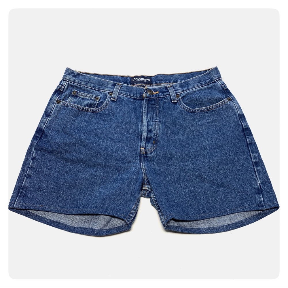 LONDON JEANS Cutoffs L Waist 33-34 Size 15 317RE